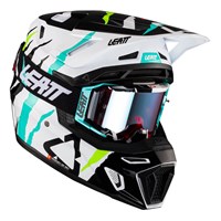 HELMET MOTO 8.5 V23 TIGER SMALL (55-56CM) INCLUDES 5.5 GOGGLE + HELMET BAG